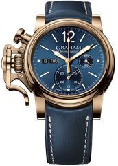 Graham Chronofighter Vintage Bronze Blue