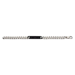 Gucci Tag Sterling Silver Chain Bracelet