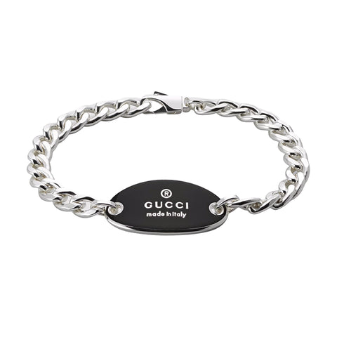 Gucci Trademark Sterling Silver Bracelet