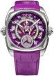 Cyrus Watch Klepcys GMT Titanium Royal Purple Alligator 539.507.TTA.D