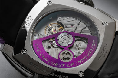 Cyrus Klepcys GMT Titanium Royal Purple Bracelet