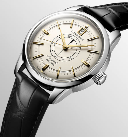 Longines Conquest Heritage Silvered Opaline