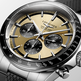 Longines Conquest Chronograph Sunray Brown