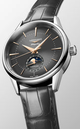 Longines Flagship Heritage Sunray Anthracite Mens