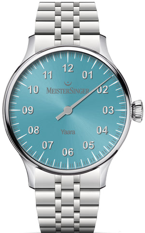 MeisterSinger Watch Yaara Ice Blue Silver YA914S