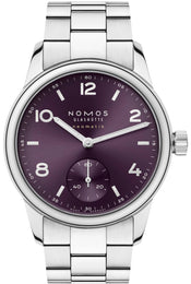 Nomos Glashutte Watch Club Sport Neomatik 34 Purple Sapphire Glass 757.SB