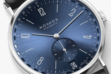 Nomos Glashutte Tangente 2Date Blue