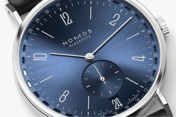 Nomos Glashutte Tangente 2Date Blue