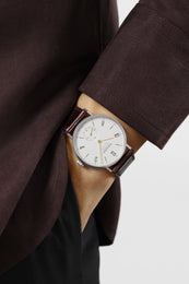 Nomos Glashutte Tangente Neomatik Dore Sapphire Crystal