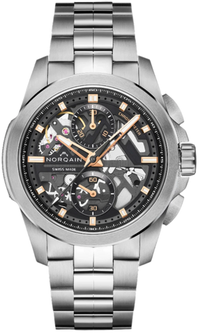 Norqain Independence Skeleton Chrono 42mm Bracelet NN3200SC/B323/102SKC