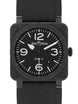 Pre-Owned Bell & Ross Instruments BR 03-92 Black Ceramic BR 03-92-CBL Mens Steel Automatic Watch