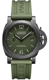 Panerai Watch Luminor Quaranta Carbotech Green PAM01526