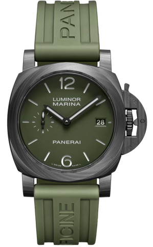 Panerai Watch Luminor Quaranta Carbotech Green PAM01526