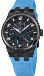 Perrelet Watch Turbine Titanium Ice Blue A4067/7