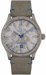 Sinn Watch 1800 TITANDAMASZENER Limited Edition 1800.060 Grey Nubuck