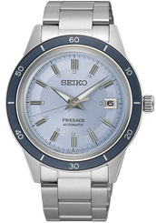 Seiko Presage Watch Style 60s Retro Blue Limited Edition SRPL19J1