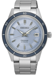 Seiko Presage Watch Style 60s Retro Blue Limited Edition SRPL19J1