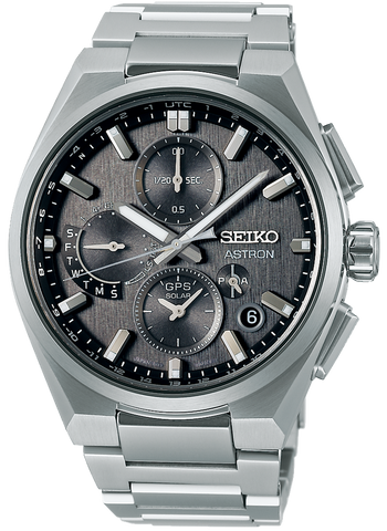 Seiko Astron Watch GPS Solar Dual Time Chronograph SSH163J1