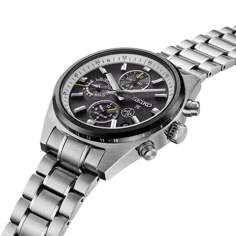 Seiko Prospex GPS Solar Chronograph Speedtimer in Black