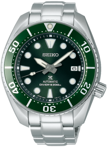 Seiko Watch Prospex Sumo Diver Green Mens SPB103J1