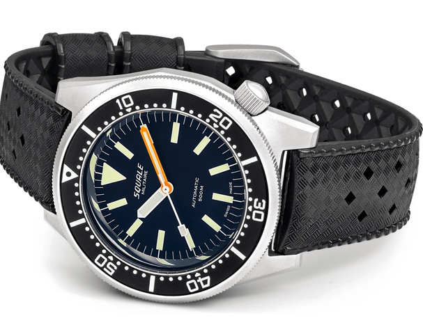 Squale 1521 Militaire Steel Blasted Rubber