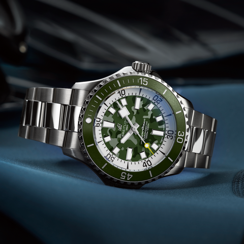 Breitling Superocean Automatic 46 Super Diver Green