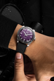 Vulcain Skindiver Nautique Purple Black Rubber Limited Edition