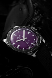 Vulcain Skindiver Nautique Purple Black Rubber Limited Edition