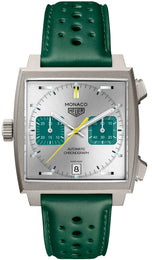 TAG Heuer Watch Monaco Chronograph Racing Green Limited Edition CAW218E.FC6565