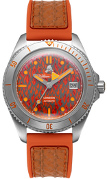 William Wood Watch Fire WWFW01 Orange Rubber