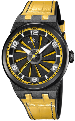 Perrelet Watch Turbine Carbon Yellow A4065/7