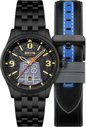 AVI-8 Watch Flyboy Capcom 1942 Automatic Pixel Midnight Ace Limited Edition AV-4121-33