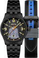 AVI-8 Watch Flyboy Capcom 1942 Automatic Pixel Midnight Ace Limited Edition AV-4121-33