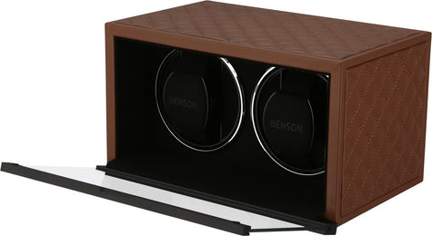 Benson Watch Winder Double Swiss Series 2.20 Light Brown