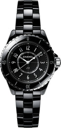 Chanel J12 Black 33mm Ceramic Quartz H5695