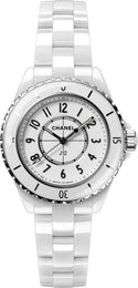 Chanel J12 White 33mm Ceramic Quartz H5698