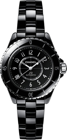 Chanel J12 Black 33mm Ceramic Automatic H5696