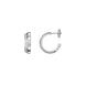 Chopard Ice Cube 18ct White Gold 0.24ct Diamond Hoop Earrings