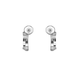 Chopard Ice Cube 18ct White Gold 0.24ct Diamond Hoop Earrings