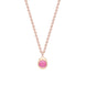 Faberge Colours Of Love Cosmic Curve 18ct Rose Gold & Pink Sapphire Pendant