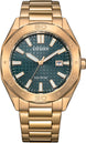 Citizen Watch Eco Drive Sport Gold PVD BM7633-81X