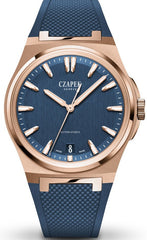 Czapek Antarctique Mount Erebus 5N Deep Blue Rubber