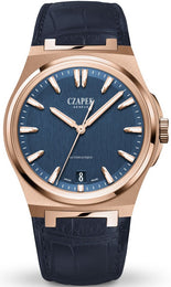 Czapek Antarctique Mount Erebus 5N Deep Blue Aligator