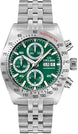 Delma Watch Montego Chronograph Green Bracelet 41701.732.6.141