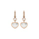 Chopard Happy Hearts 18ct Rose Gold Diamond Mother of Pearl Earrings