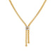 Fope Maori 18ct Yellow Gold 0.09ct Diamond Lariat Necklace, 809/BBR.