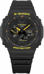G-Shock 2100 Black Caution Yellow Mens