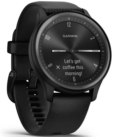 Garmin Vivomove Sport Silicone Band With Slate Accents