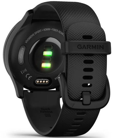 Garmin Vivomove Sport Silicone Band With Slate Accents