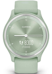 Garmin Vivomove Sport Silicone Band With Silver Accents